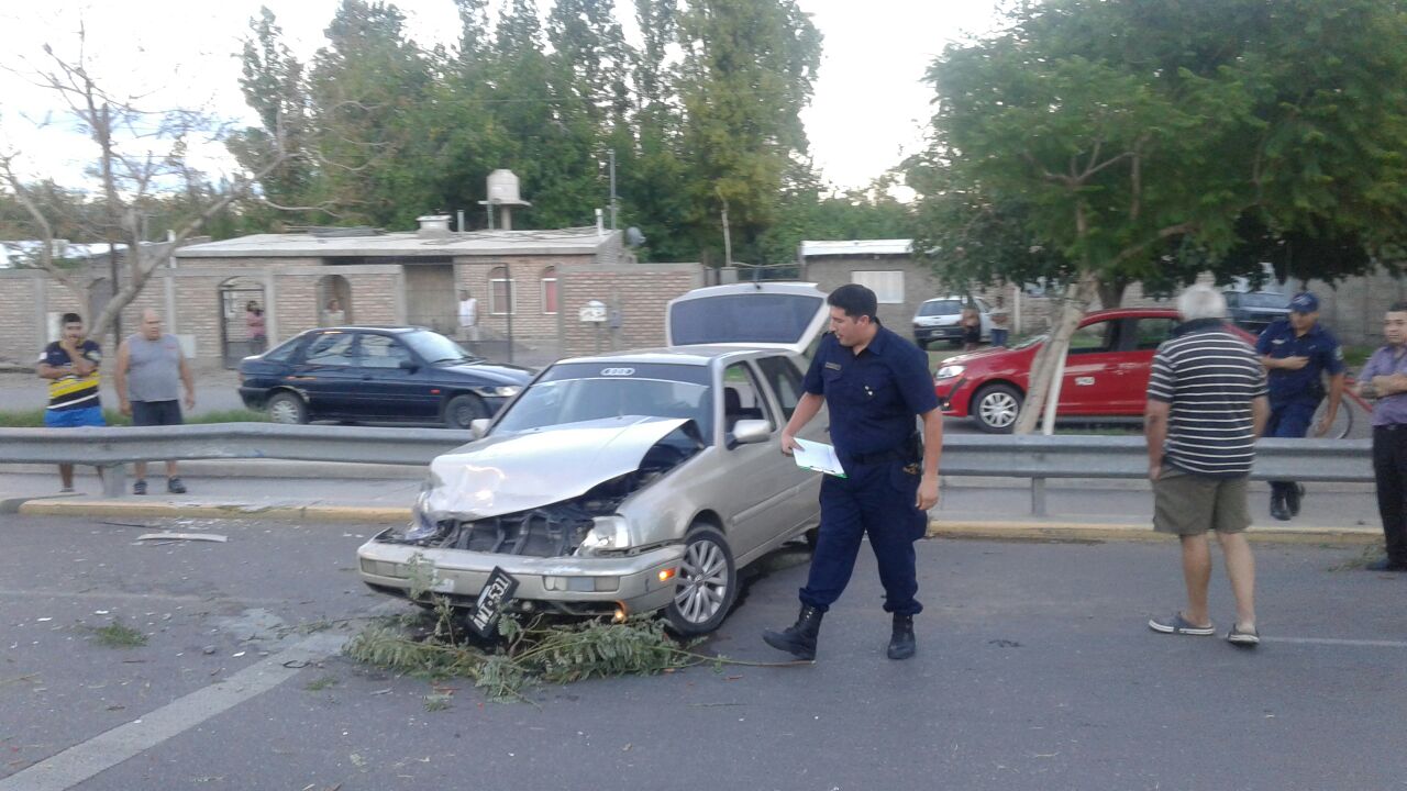 Por una falla mecánica sufrió un impresionante accidente Diario de Cuyo