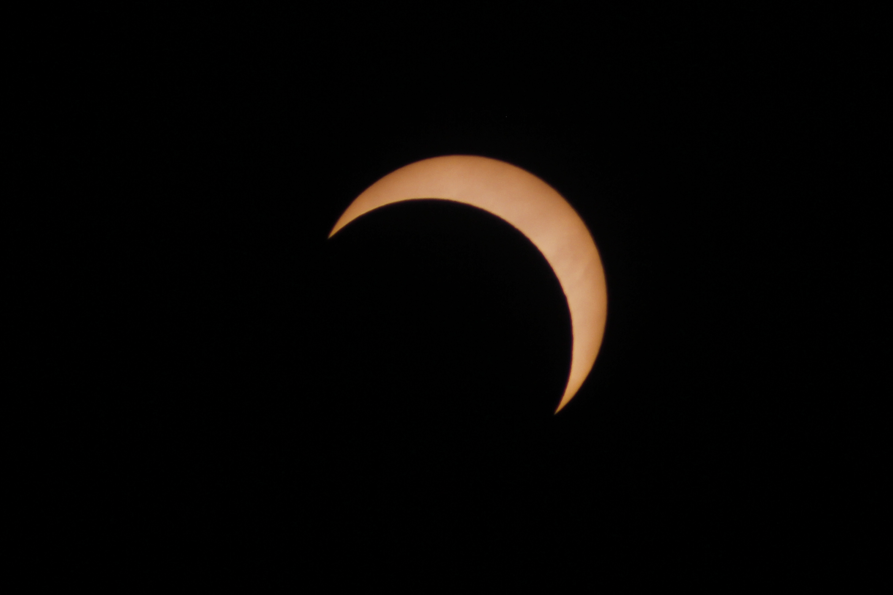 Eclipse de sol viste desde Río Gallegos. 26 de Febrero de 2017