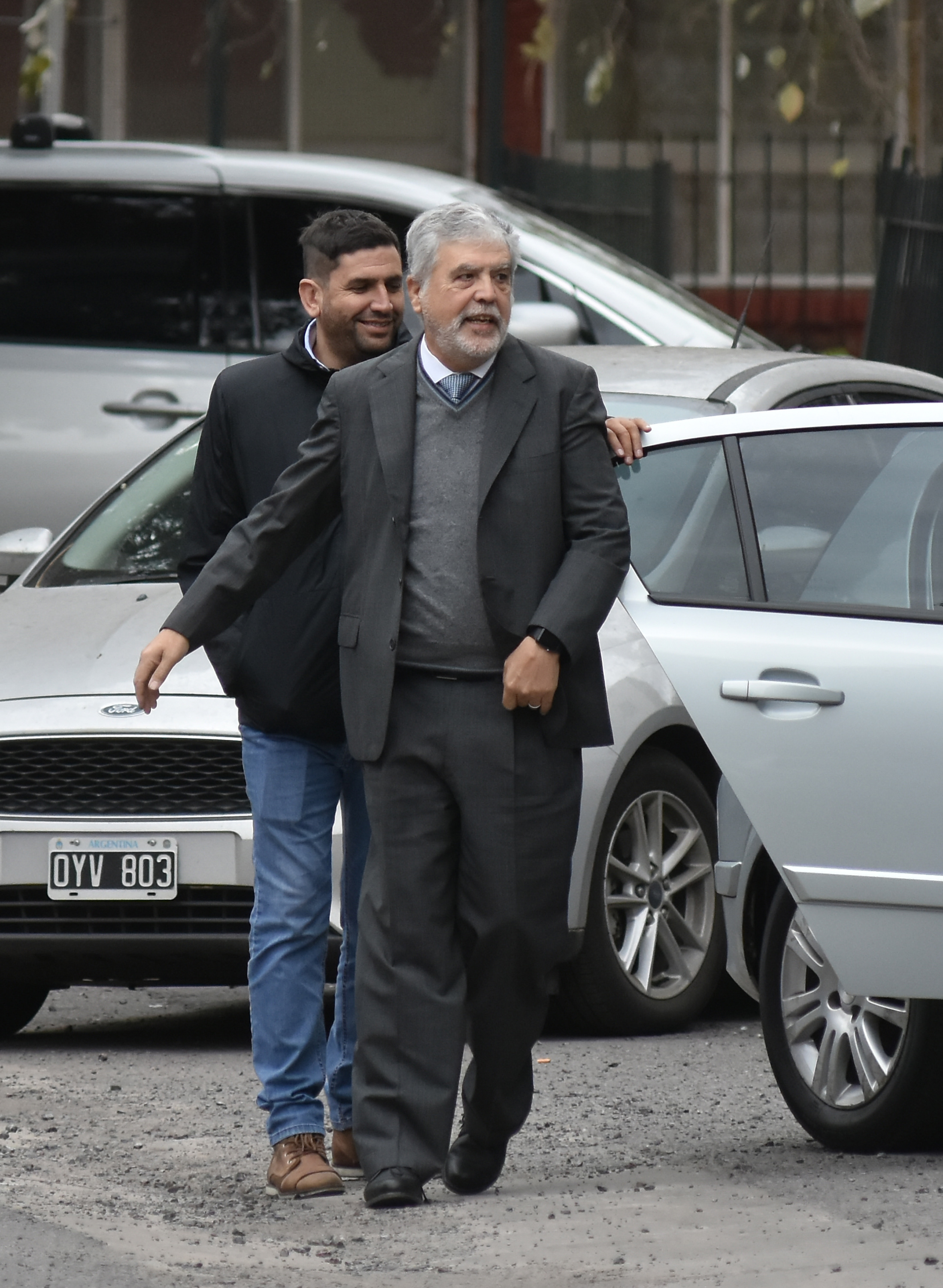 DYN03, BUENOS AIRES 23/06/2017, EL EX MINISTRO DE PLANIFICACI�N, JULIO DE VIDO LLEGA ESTA MA�ANA A LOS TRIBUNALES DE COMODORO PY .FOTO:DYN/EZEQUIEL PONTORIERO.