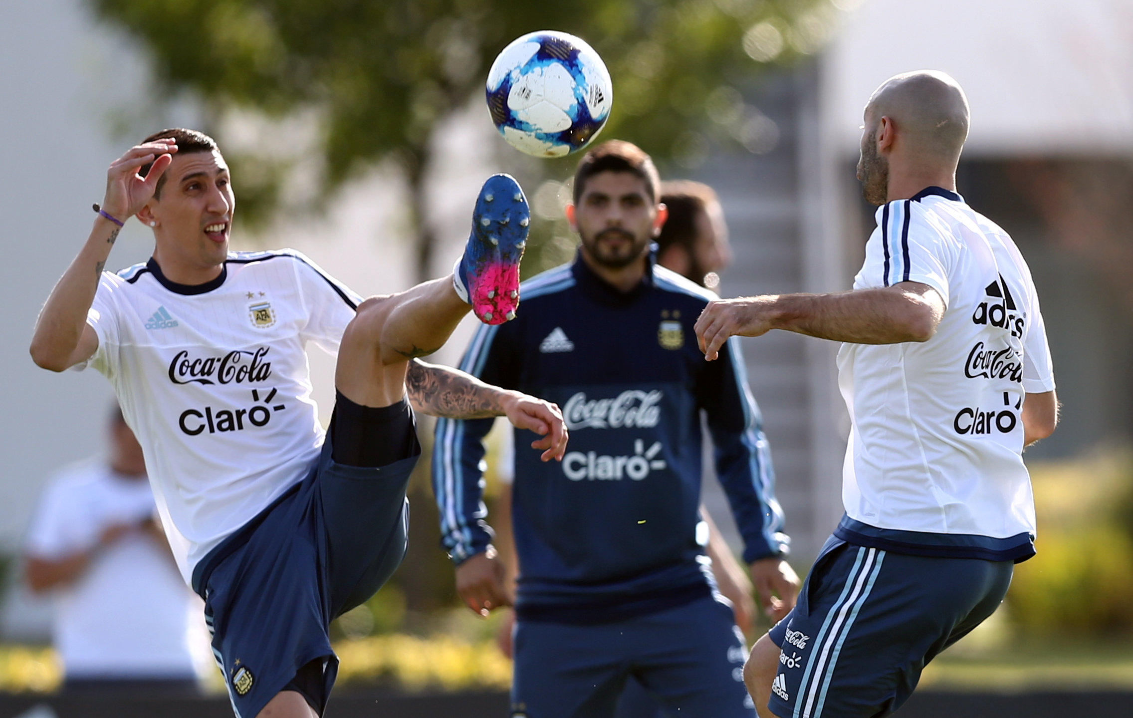 Football Soccer - Argentina's national soccer team training session - World Cup 2018 Qualifiers