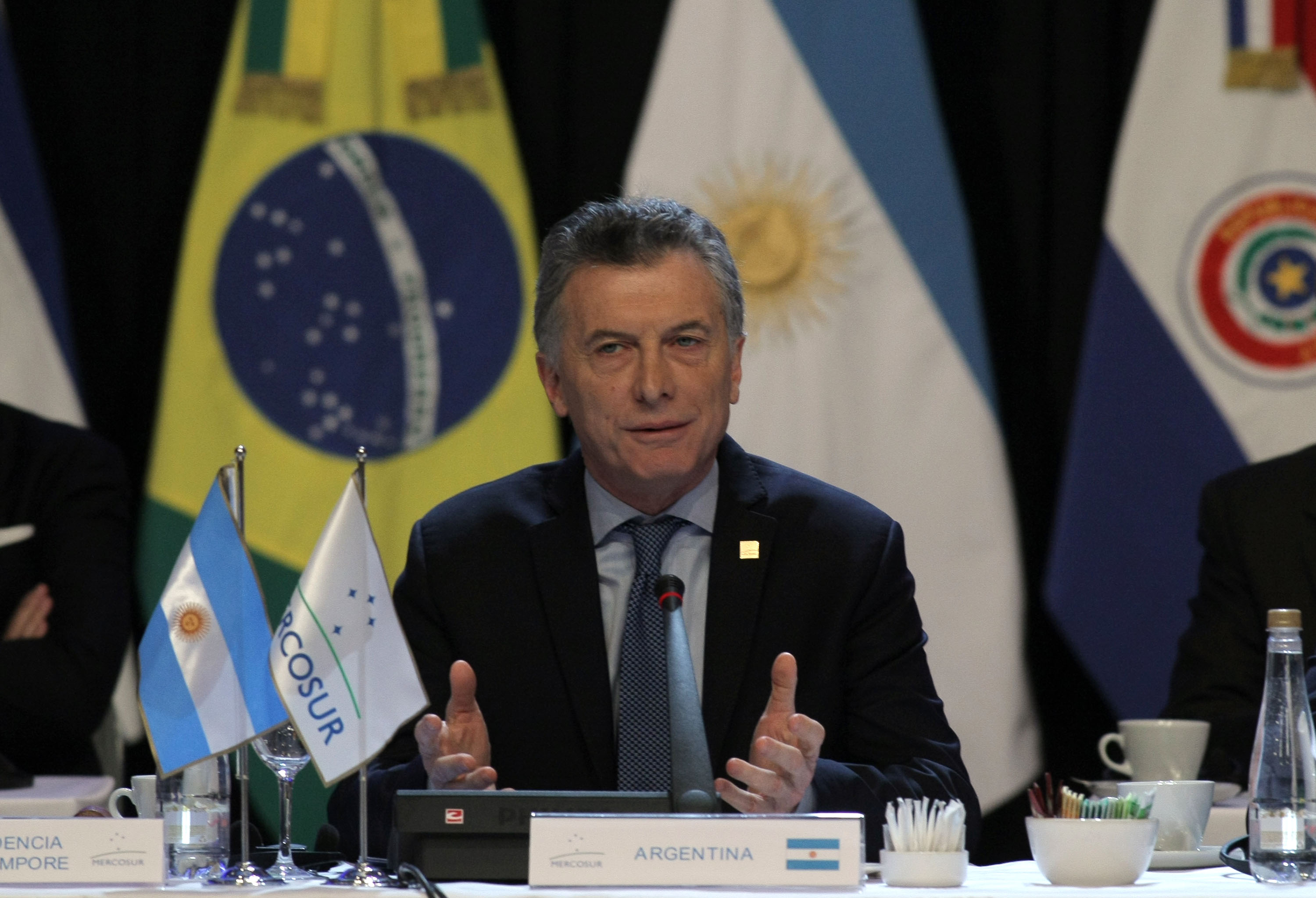 DYN27, MENDOZA 21/07/2017, EL PRESIDENTE MAURICIO MACRI EN EL INICIO DE LA SESI�N PLENARIA DE LOS PRESIDENTES DE LOS ESTADOS PARTE DEL MERCOSUR, ESTADOS ASOCIADOS, M�XICO E INVITADOS ESPECIALES.FOTO:DYN/PABLO MOLINA/ENVIADO ESPECIAL.