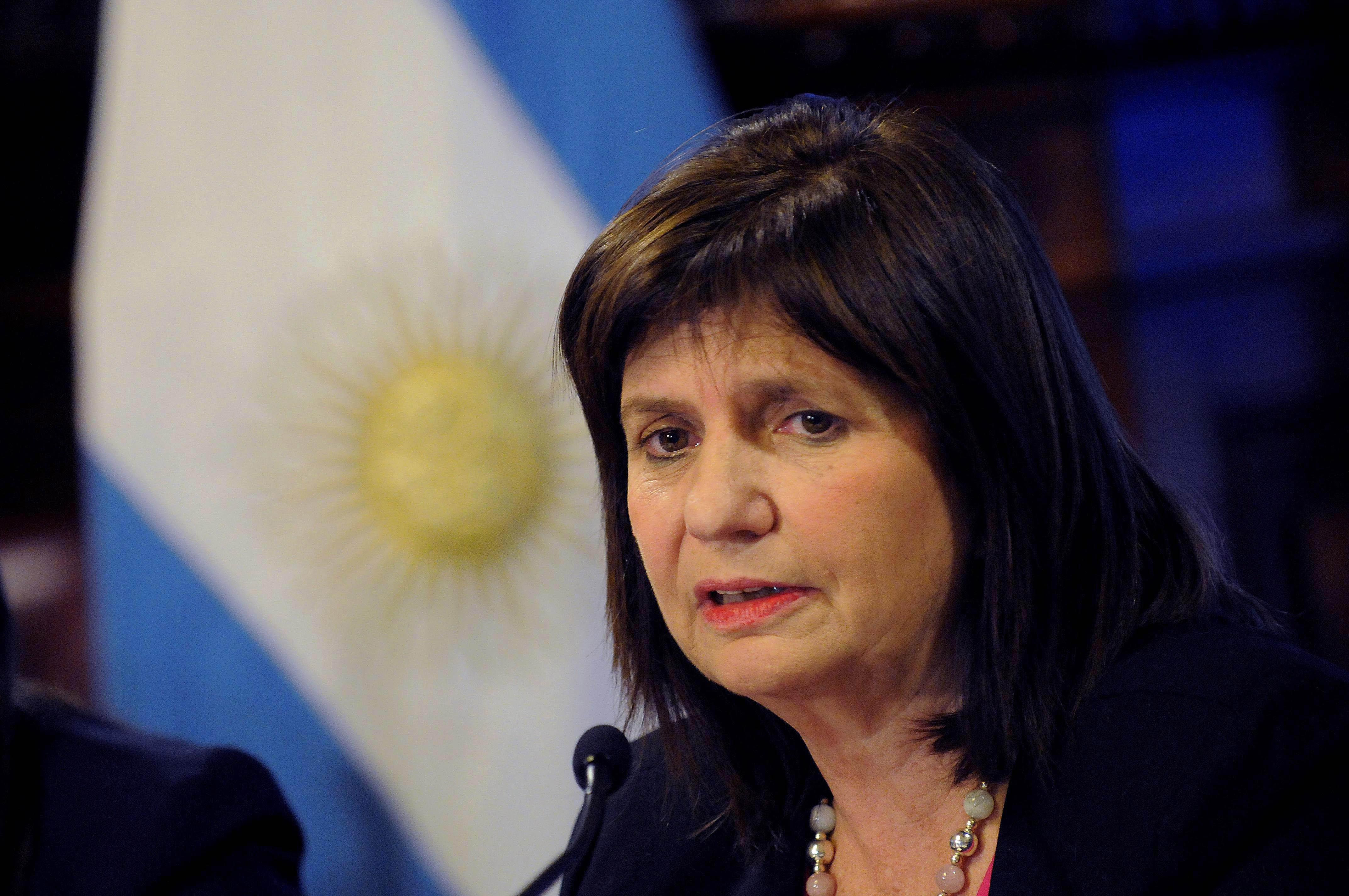 DYN01, BUENOS AIRES 14/07/2017, LA MINISTRA DE SEGURIDAD, PATRICIA BULLRICH, ASEGUR� HOY QUE 