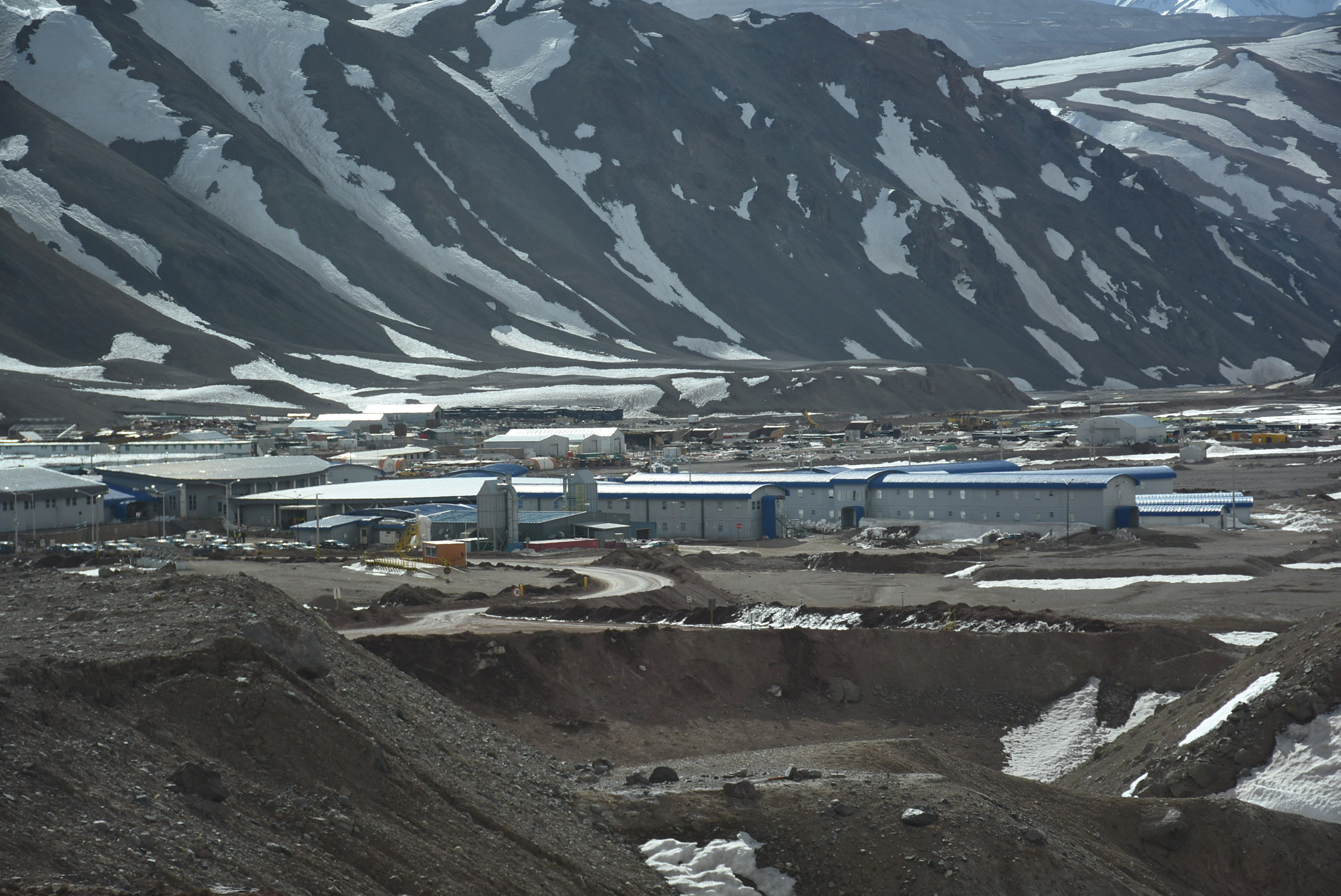 The Veladero mine camp, one of Barrick Gold Corp's five core mines, near the city of Jachal - NARCH/NARCH30